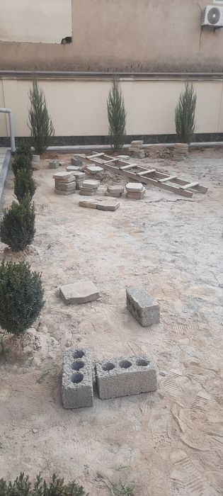 Шлакоблоки и плитки дорожнве