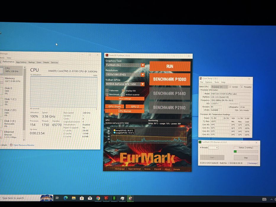 Pc gaming i3 gtx (nu rx rtx ryzen)