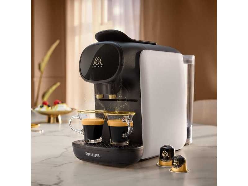 Еспресо Машина с Капсули Philips L'OR Barista Sublime,  19 bar, Бяла