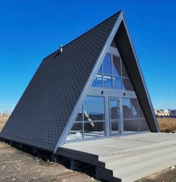 Construim cabane A-frame