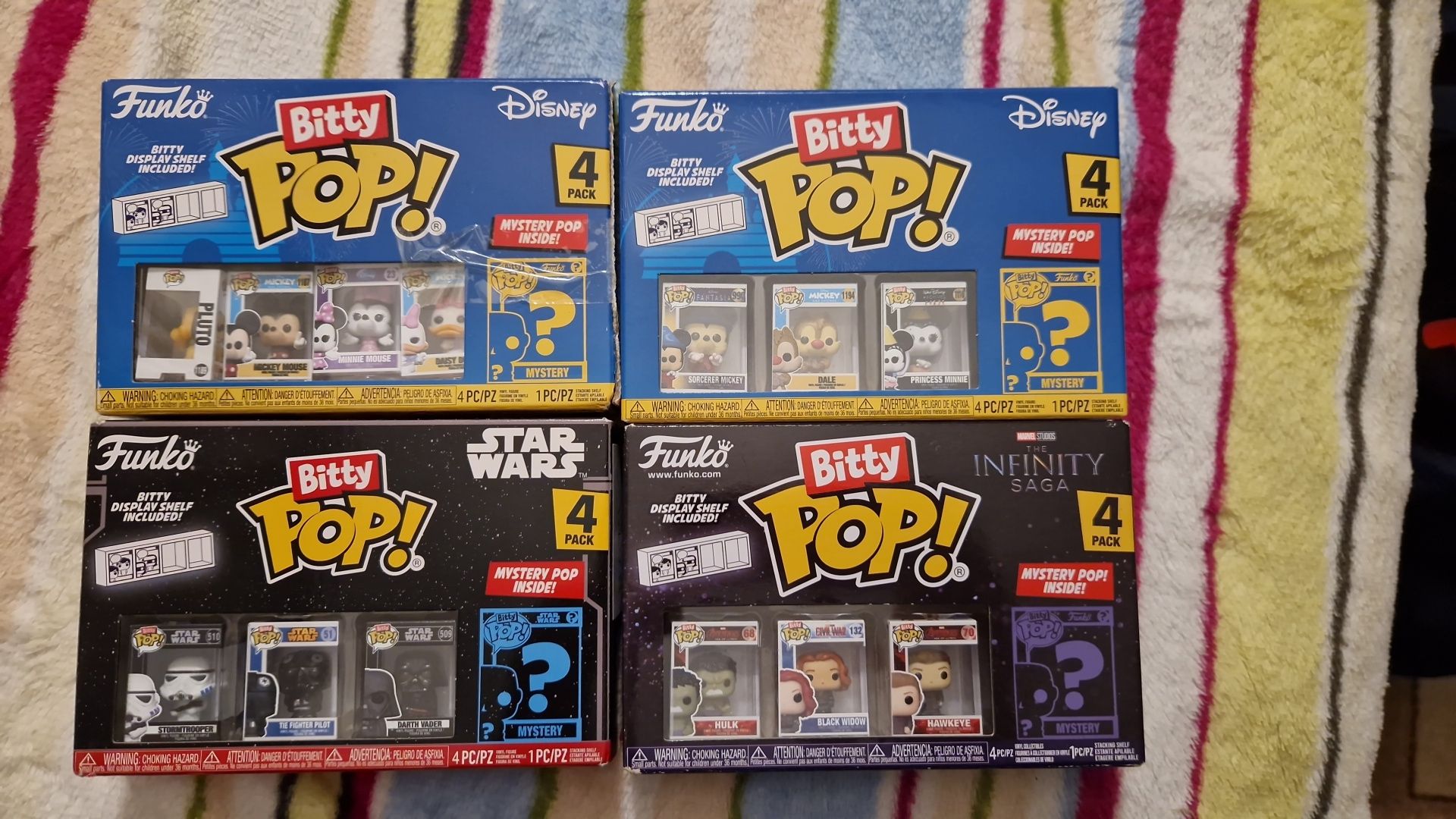 Funko pop bitty pop Star Wars/Marvel/Disney