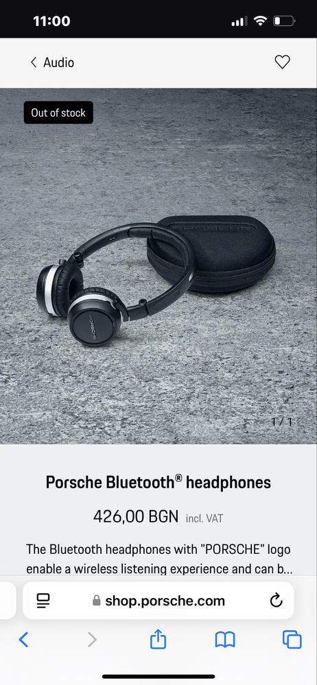 Porsche Headphones bluetooth