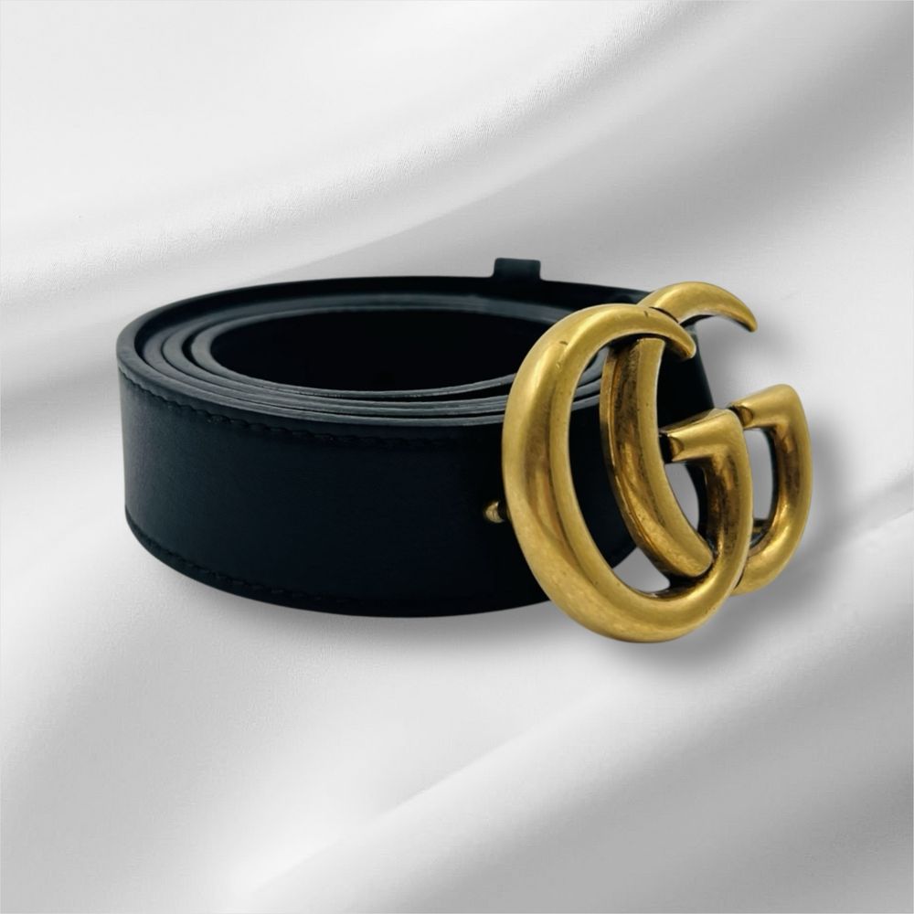 GUCCI модел G оригинален кожен колан
