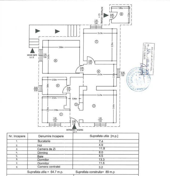 Vand casa cu 2 apartamente independente