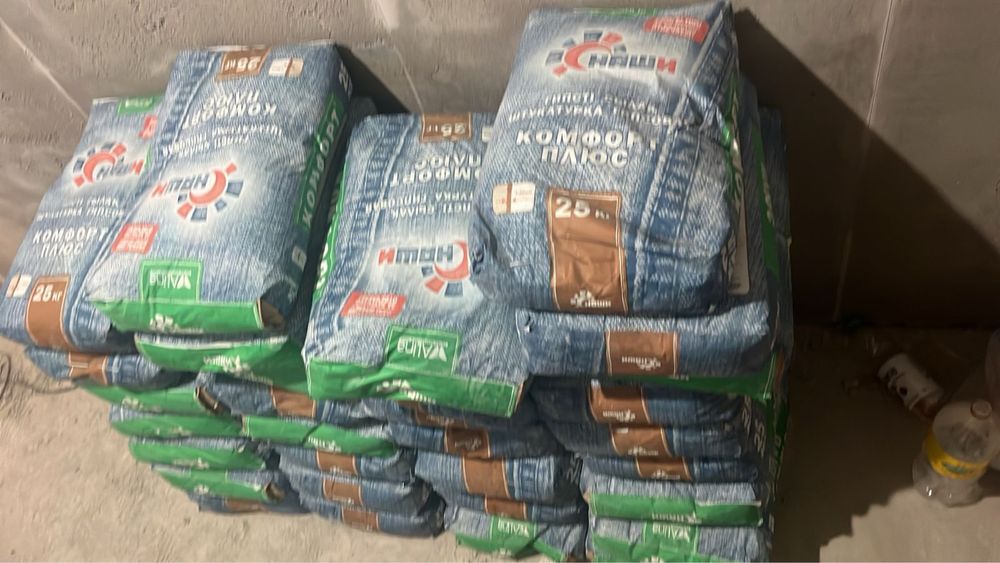 Комфорт плюс шпатлевка гипсовая 2500т.