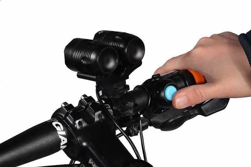 Far Bicicleta 2 Led Cree T6 Lanterna Frontală  Acumulator OFERTA!