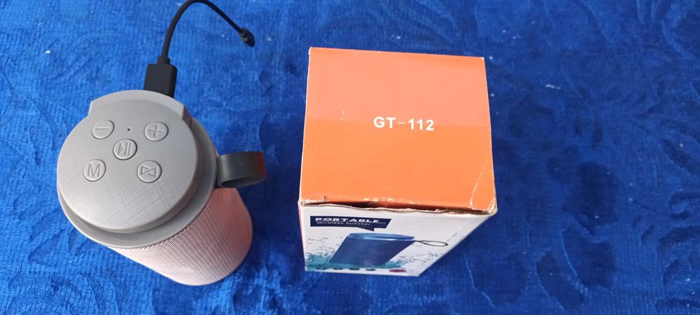 **Boxa portabila Bluetooth GT 112+ USB, card, radio, autonomie 4-6 ore