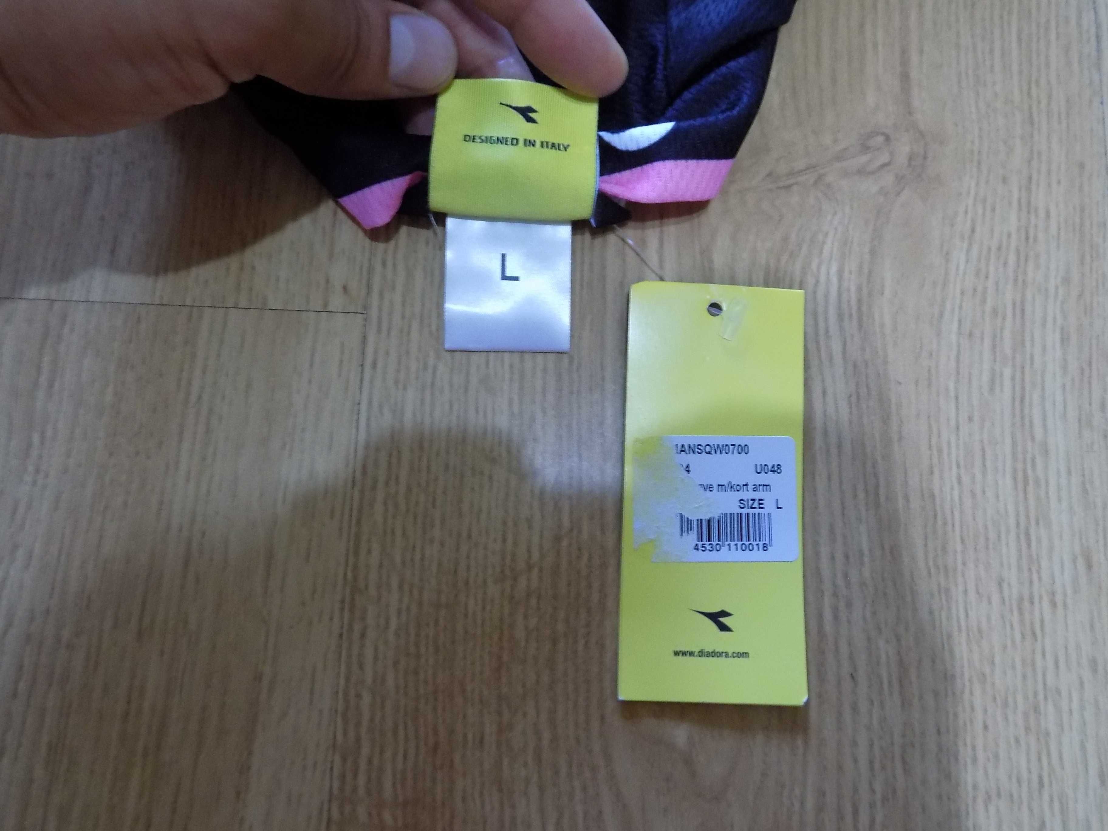 ново вело джърси diadora/event тениска колоездене оригинално мъжко L