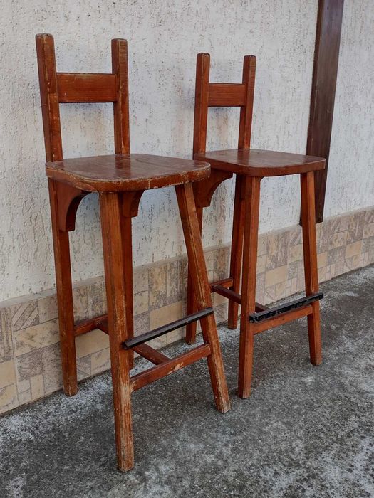 Бар столове от масивна дървесина