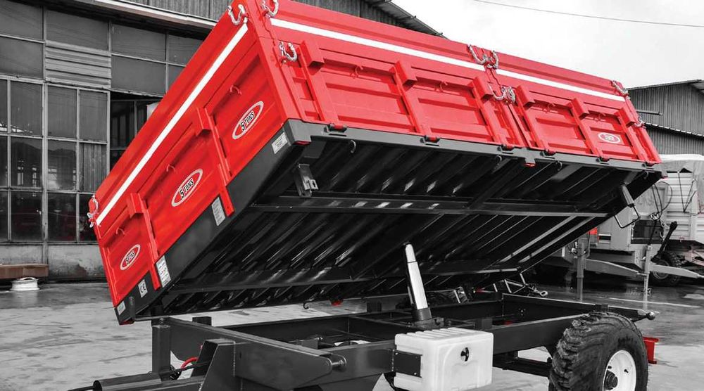 Remorca Agricola Moskon de la 2.5t-6t, BAsculabila DE LA 4500 EURO