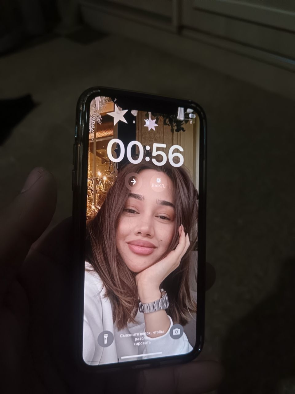Iphone xs gold face tru ton bor