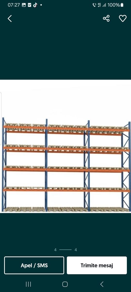 Rafturi metalice industriale