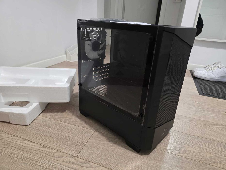 Carcasa ALPHAGEAR Monarch RGB black [ AG-MONARCH-MESH-BK ]