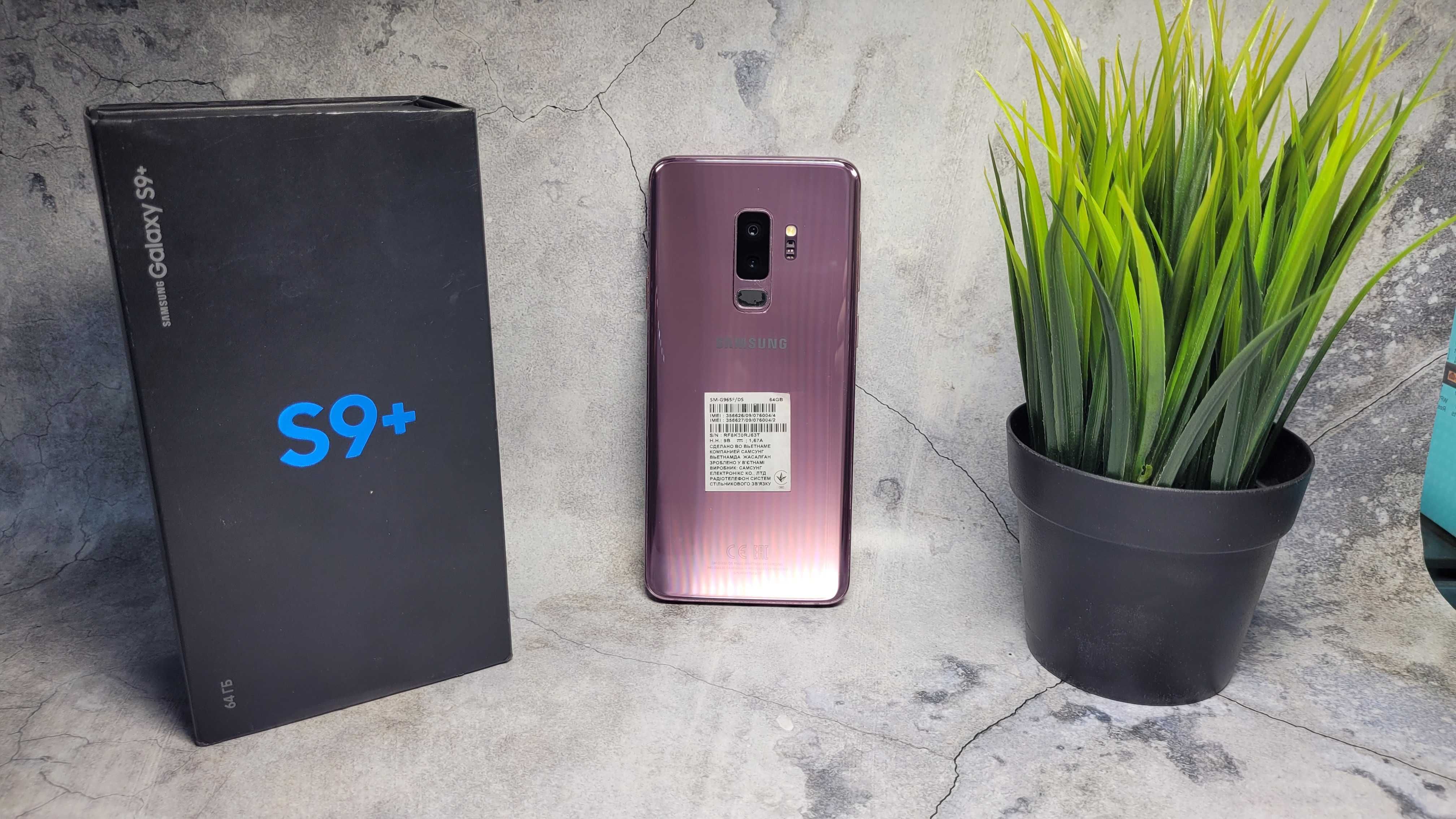 Samsung S9 Pluse S9+ g965 в хорошем состоянии. рассрочка каспи 12мес.