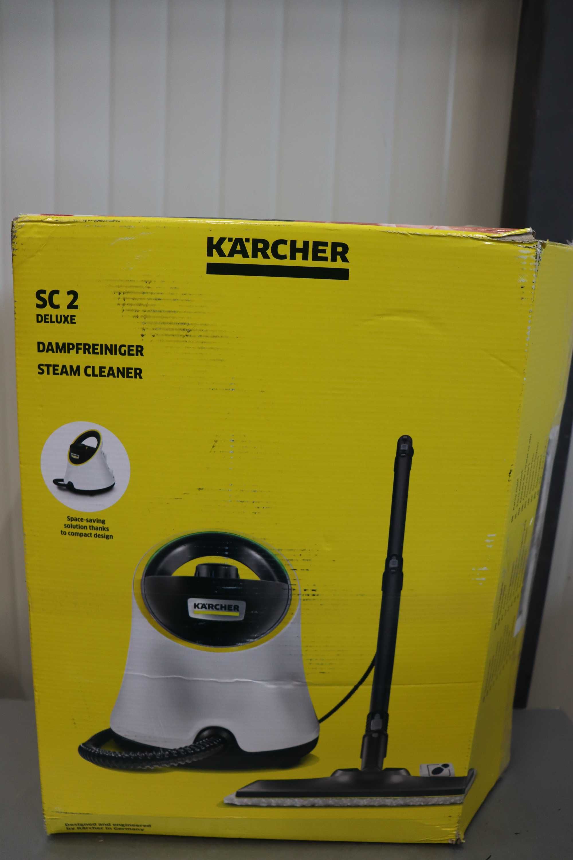 Парочистка Kärcher SC 2 Deluxe, Площ:75кв Резервоар 1л, 3,2 бар 1500W