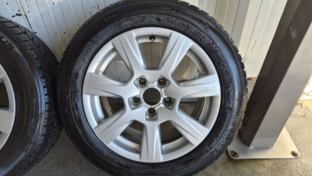 Jante originale AUDI A4 B8, cauciucuri de iarna 205/60 R16