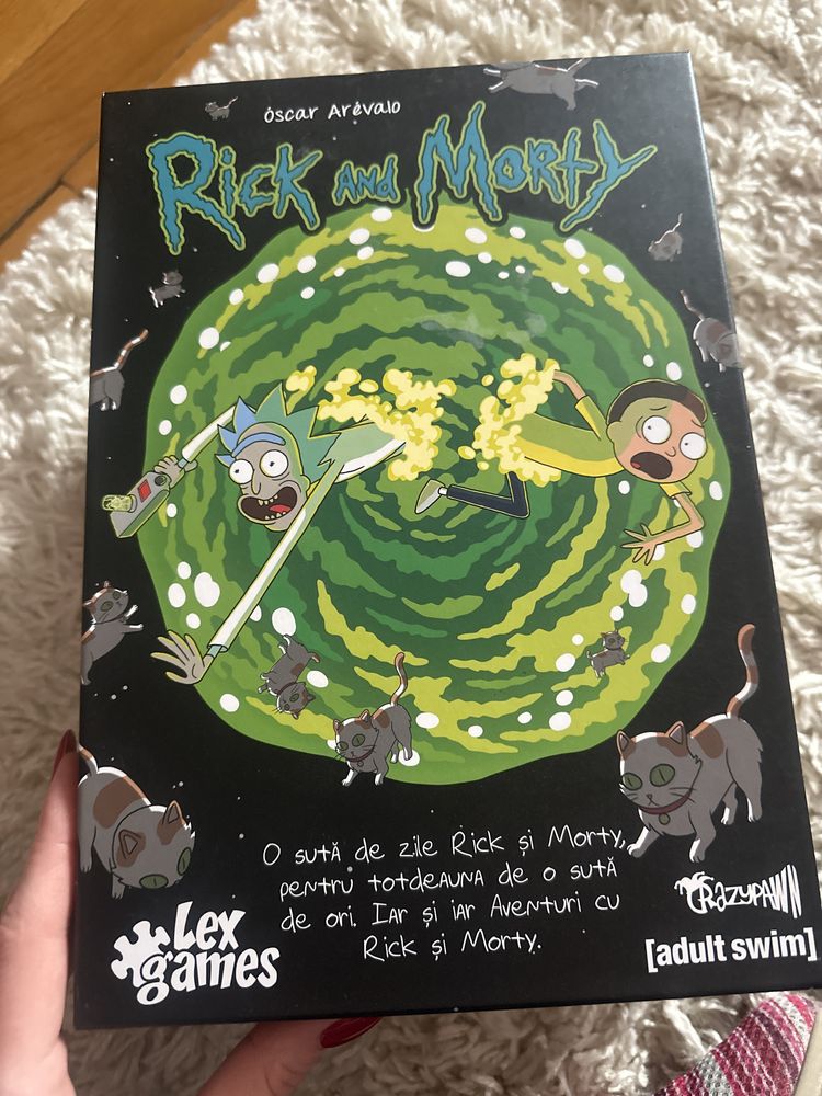 Joc de societate Rick si Morty, boardgame Rick and Morty