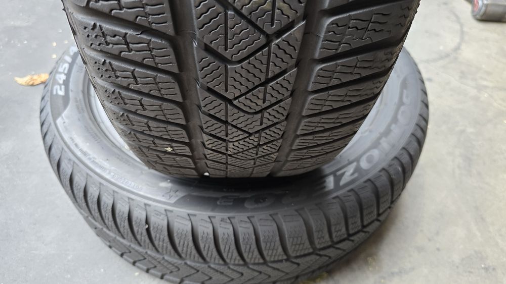 2 anvelope iarnă Pirelli 245/45/18