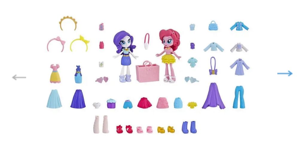 My Little Pony - Equestria Girls Fashion Squad Rarity and Pinkie Pie