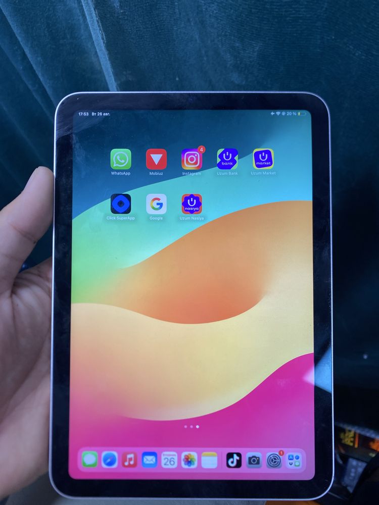 ipad 6 mini holati tiniq