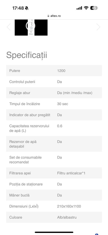 Mop cu aburi ROWENTA Steam Power