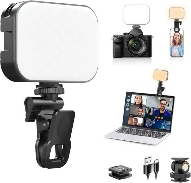 ULANZI VL100X Selfie Light, LED светлина за видеокамера