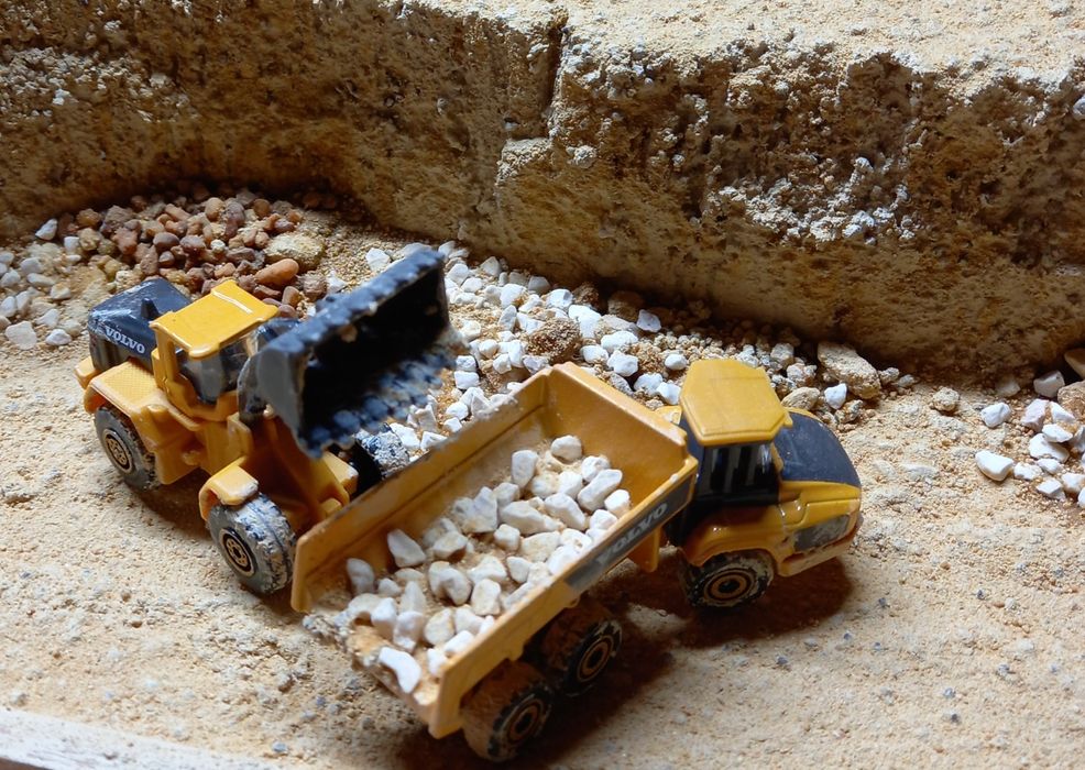 dioramă statică handmade