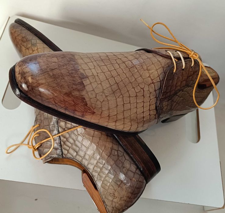 Pantofi de lux 43 43.5 44 44.5 45 45.5 Greve NOI lucrati manual piele
