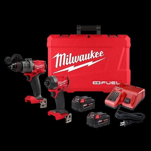 Milwaukee m18 fuel 3697-22 Ударен Винтоверт+Гайковерт НОВ Безчеткови