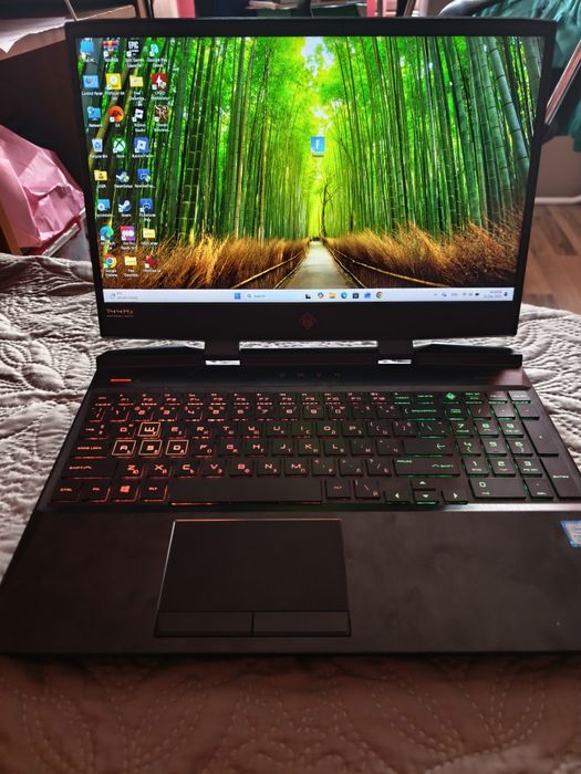 HP OMEN 15" ОТЛИЧЕН 144HZ/I7 8750/RTX 2070 max q 8 gb/512 ssd/1TB HHD