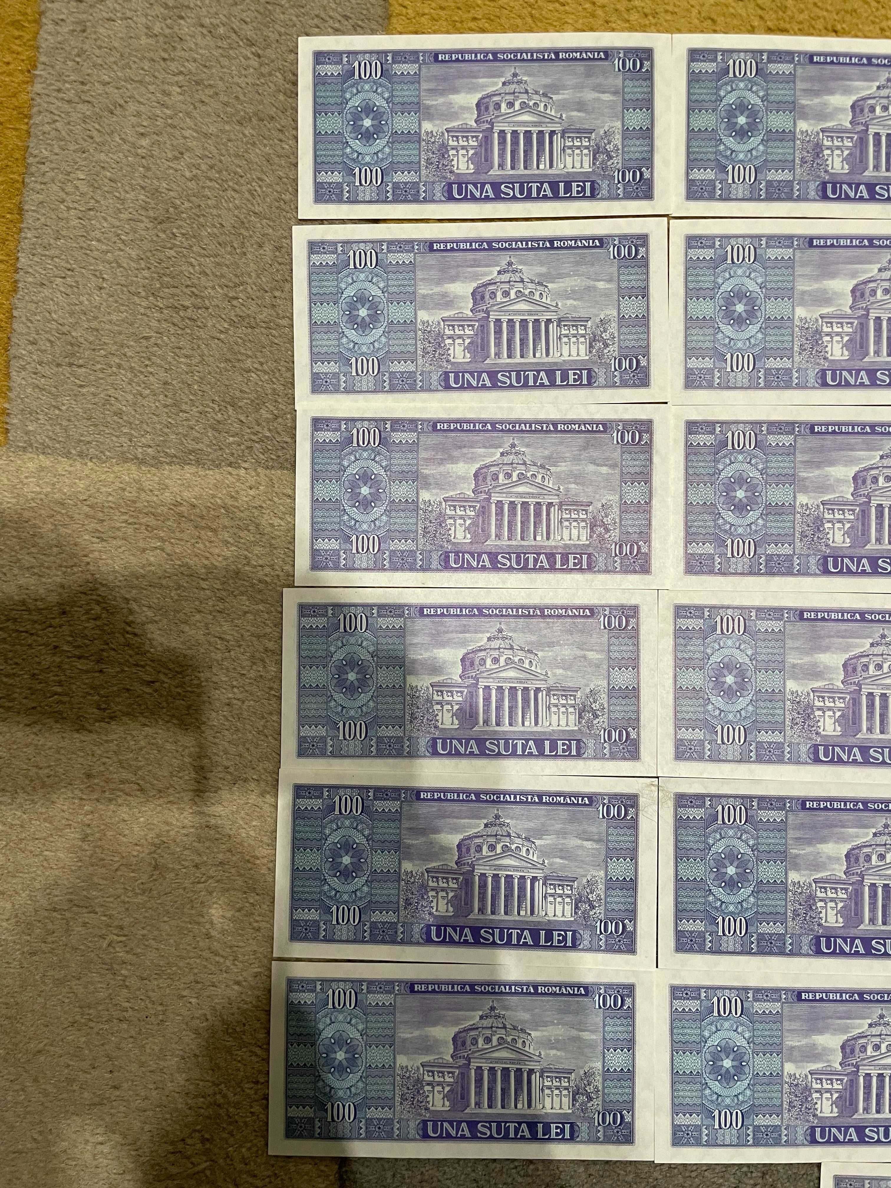 25 Bancnote - 100 Lei Nicolae Bălcescu 1966