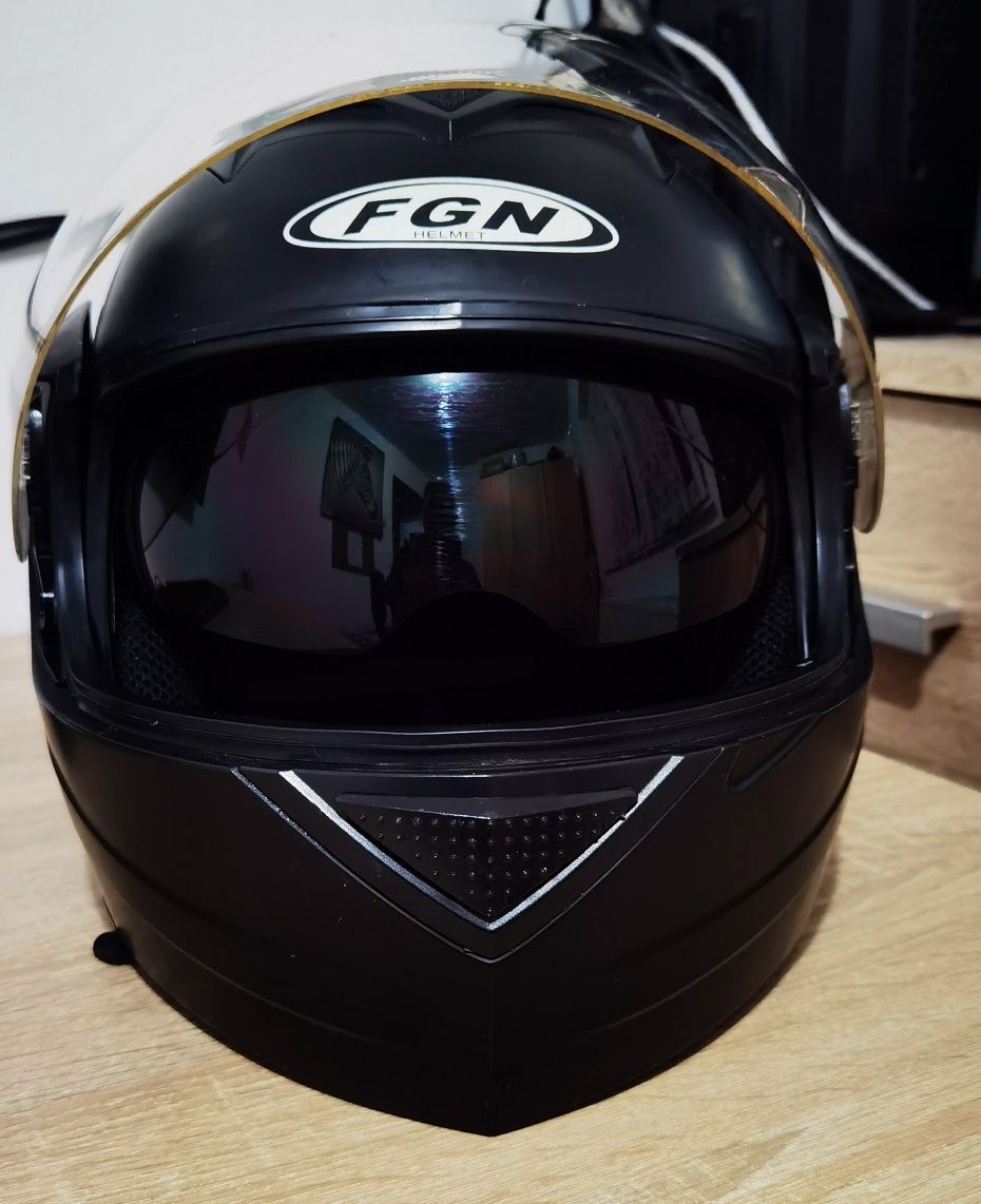 Cască moto FGN Helmet flip up mărimea 61