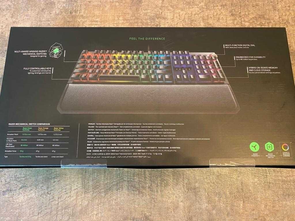 Tastatura Gaming Mecanica Razer BlackWidow Elite Green Switch Sigilata