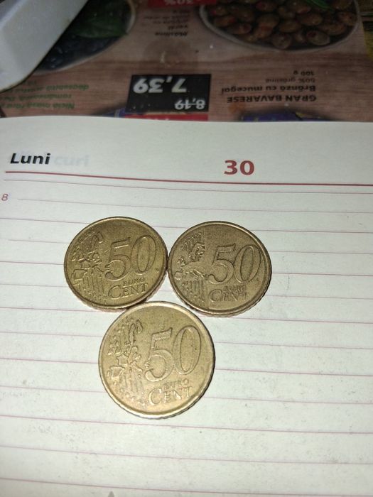 Monede de 50 euro cent