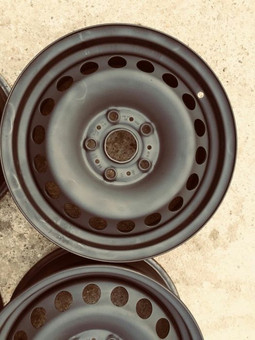 Set jante tabla 5 x 112 r 15 originale VW , Audi,Skoda,Seat!!! 400 lei