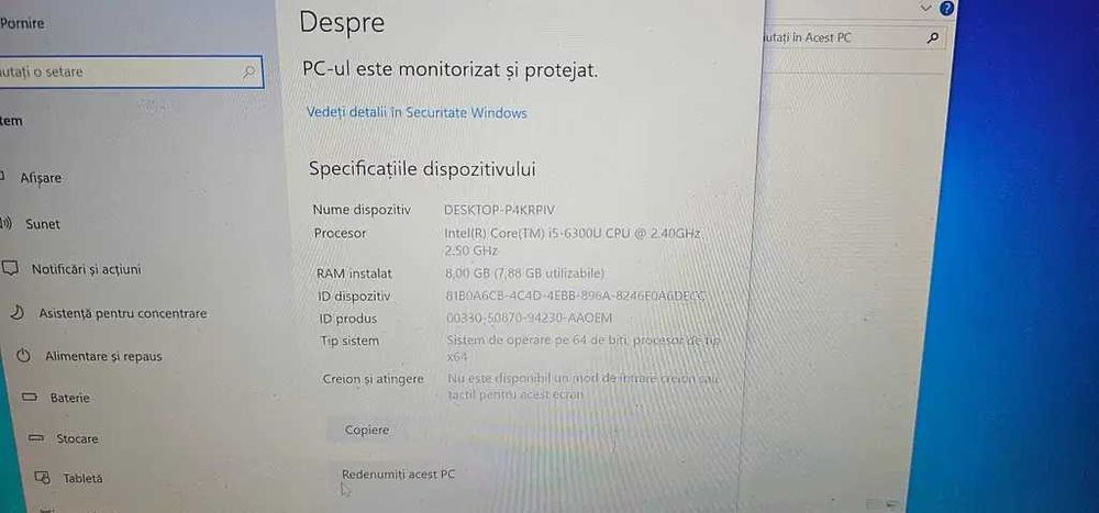 Laptop HP ProBook 640 G2 cu procesor Intel® Core™ i5-6300U 14" Full HD