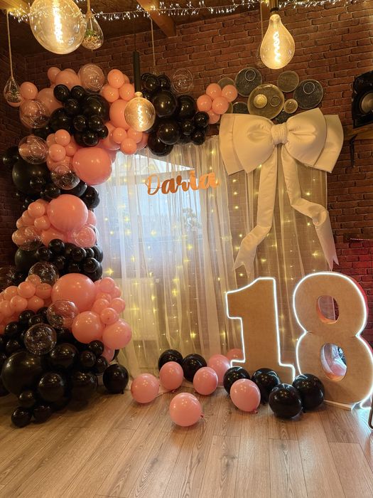 Aranjament decor baloane  botez nunta majorat