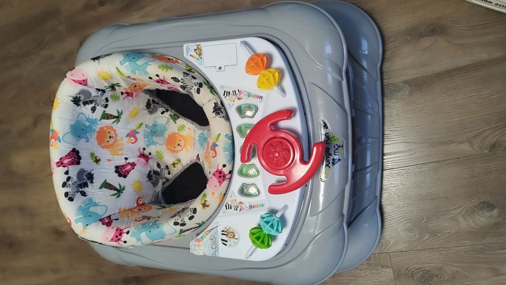 Проходилка Moni jungle fun сива