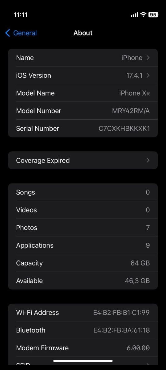 Iphone XR 64gb fără reparatii