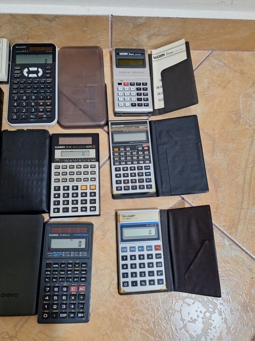 Calculatoare casio,sharp, unitrex  vicom,olivetti