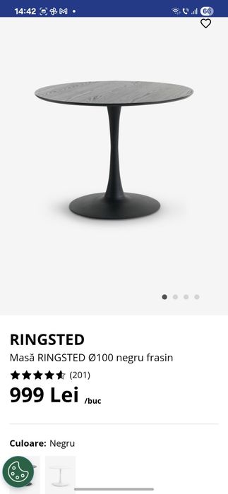 Vând mobilier cafenea