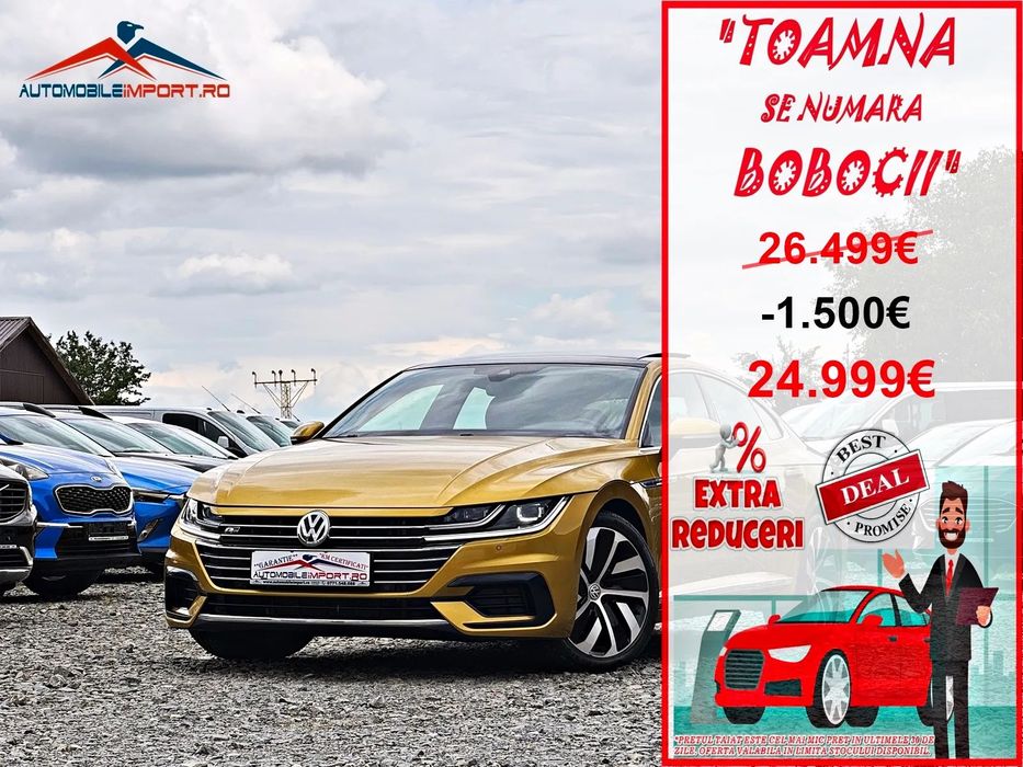 Volkswagen ARTEON R Line, Distronic, Trapa, Cockpit, Garantie 1 AN, Posib. LEASING/RATE