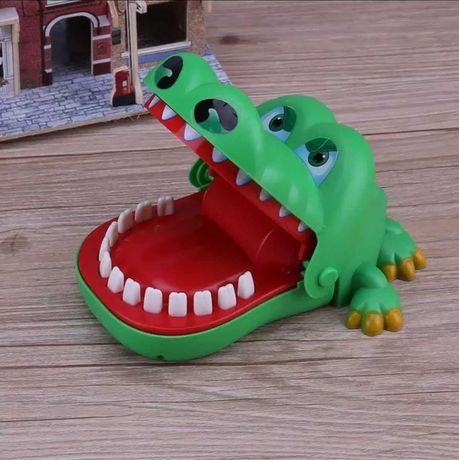 Jucarii copii Crocodil dentist funny crocodil verde muscator funny
