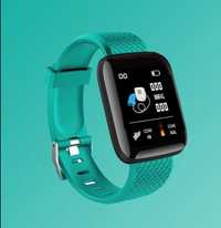Smartwatch performant. Verde.Waterproof, fitness, sănătate, somn, inim