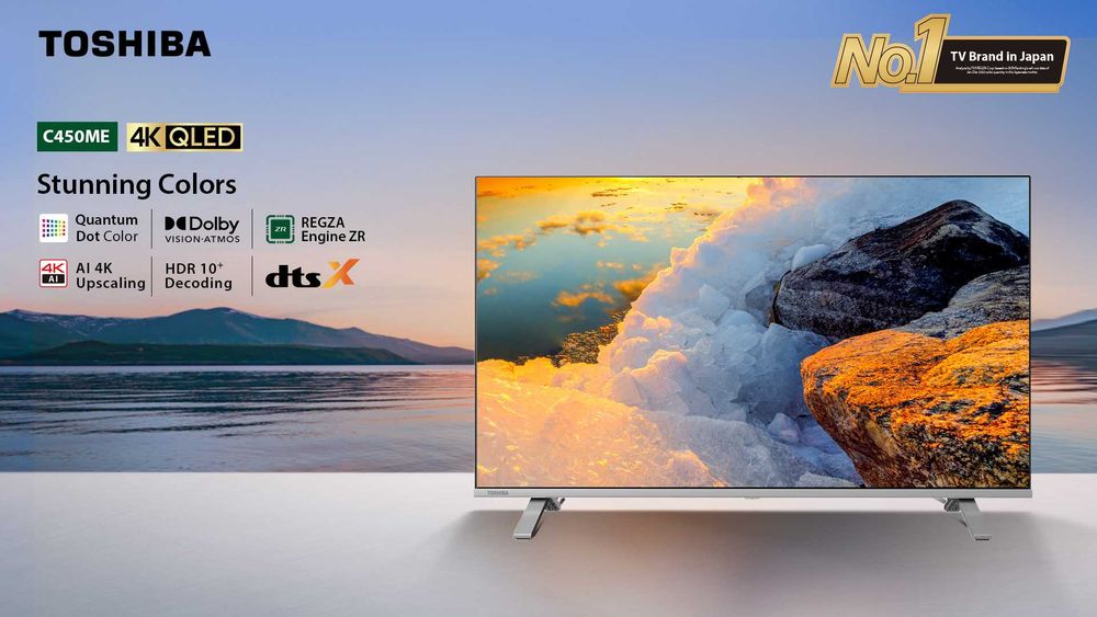 Телевизор Toshiba 65 QLed 4K VIDA C450ME АКЦИЯ !