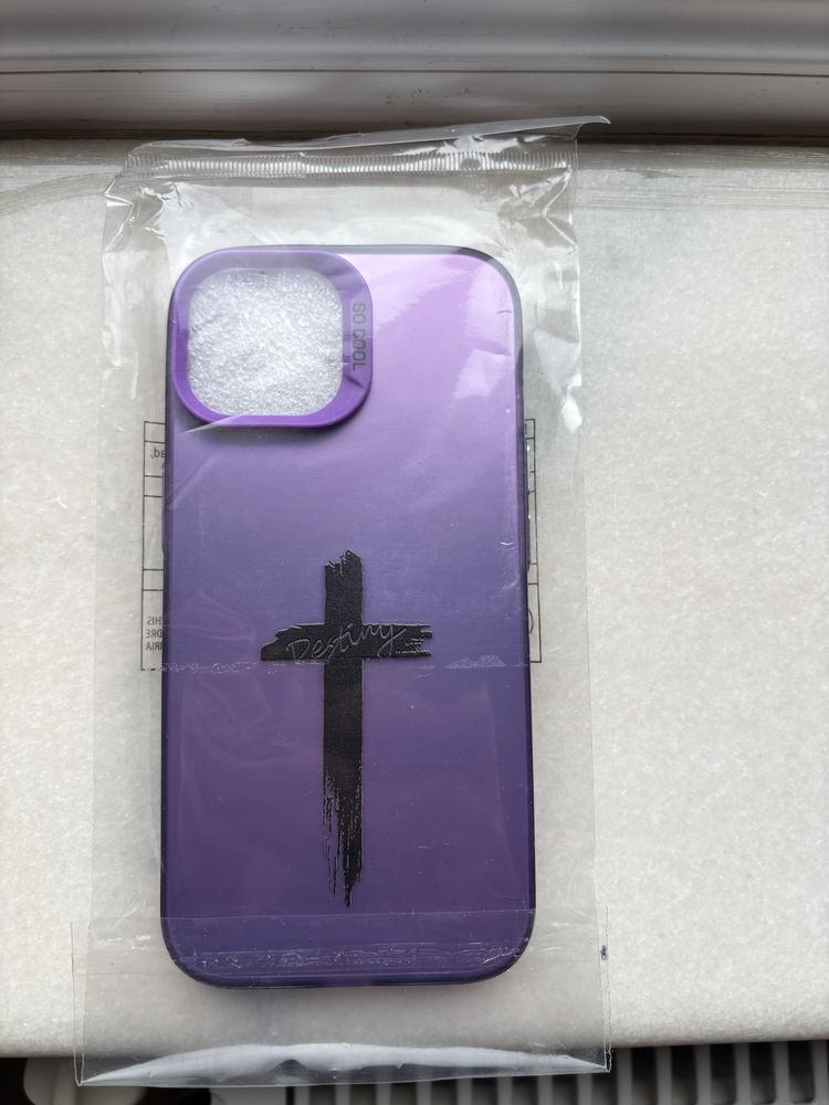Husa protectie Iphone 15 - model cu cruce
