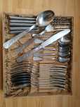Set tacamuri 24 piese INOX ( 2 modele diferite )