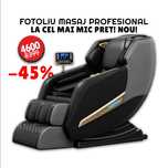 Scaun de masaj profesional NOU, garantie FULL! VIBRATII/ROLE/PERNE 45%