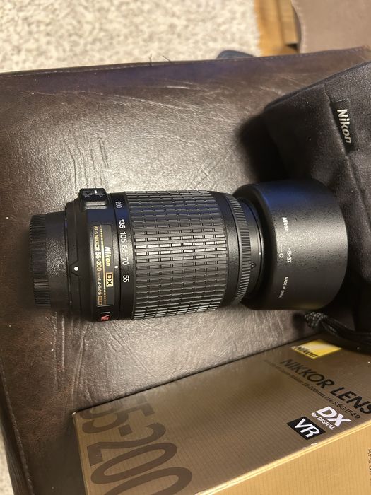 Obiectiv DSRL Nikkor 55-200mm AF-S DX VR Zoom