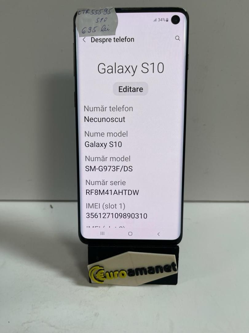 Samsung Galaxy S10, Dual SIM, 128GB, 8GB RAM -P-